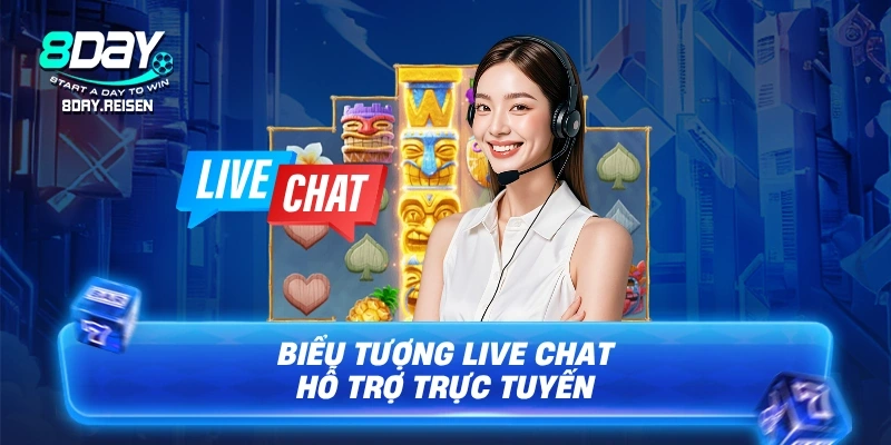 Liên Hệ 8Day 3 Biểu tượng live chat hỗ trợ trực tuyến